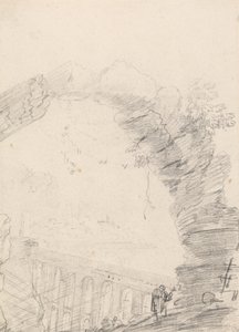 アーチを通して見たポンテデッレトッリ 作： Richard Wilson
